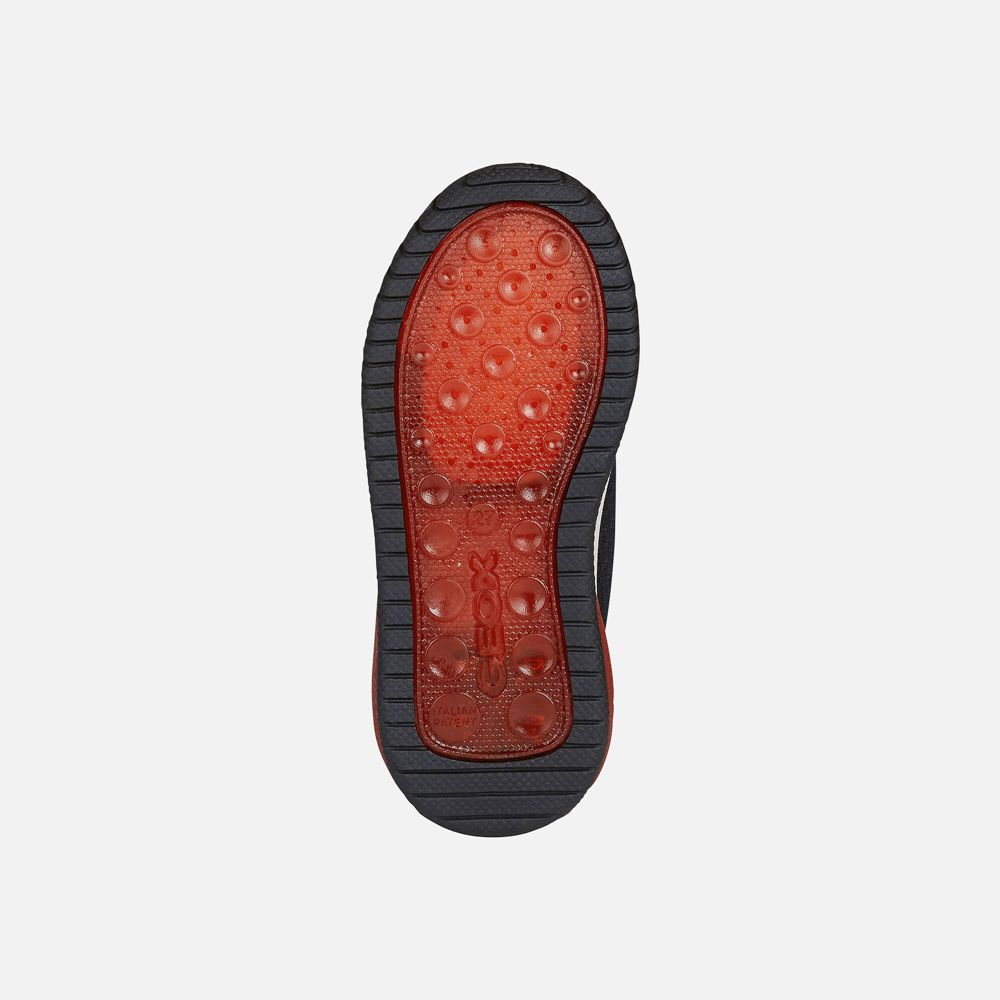 Geox Erkek Çocuk Spor Ayakkabı Beyaz/Kırmızı - Inek - LVB-317908